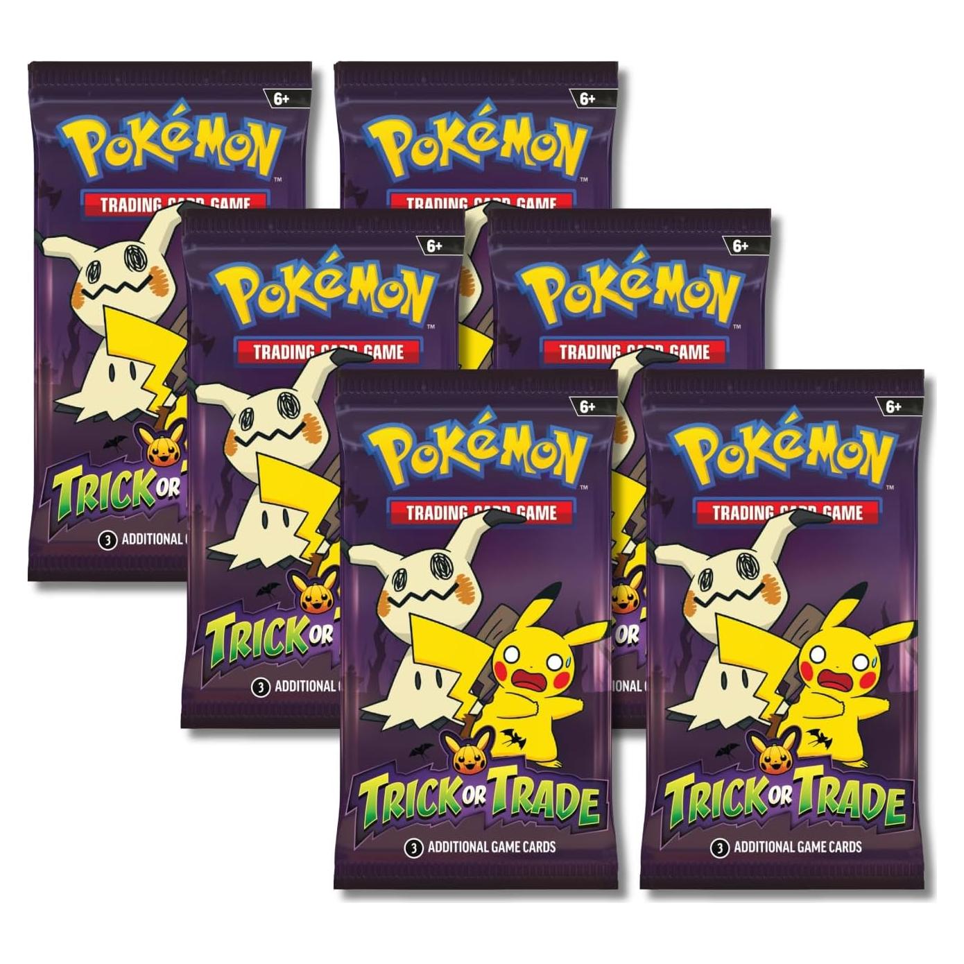 Paquete de Refuerzo Pokémon Trick or Trade 2023 Mimikyu Pikachu