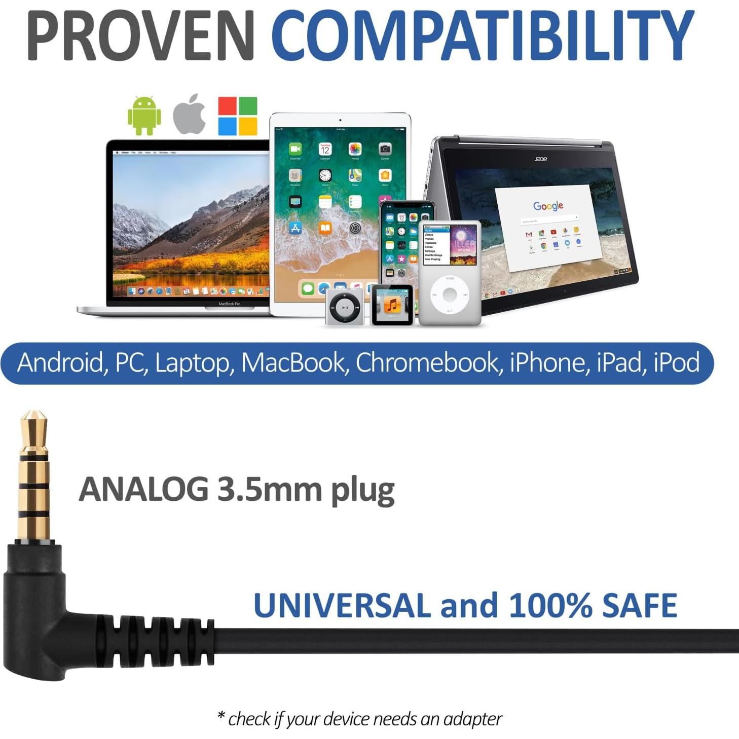 Auriculares con Cable LUDOS FEROX 3.5mm Aislamiento de Ruido