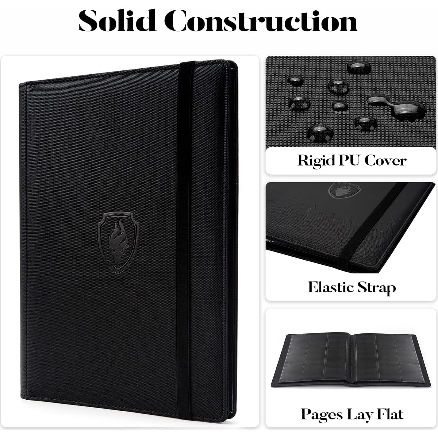 Carpeta de Tarjetas Fabmaker 360 Bolsillos Negra