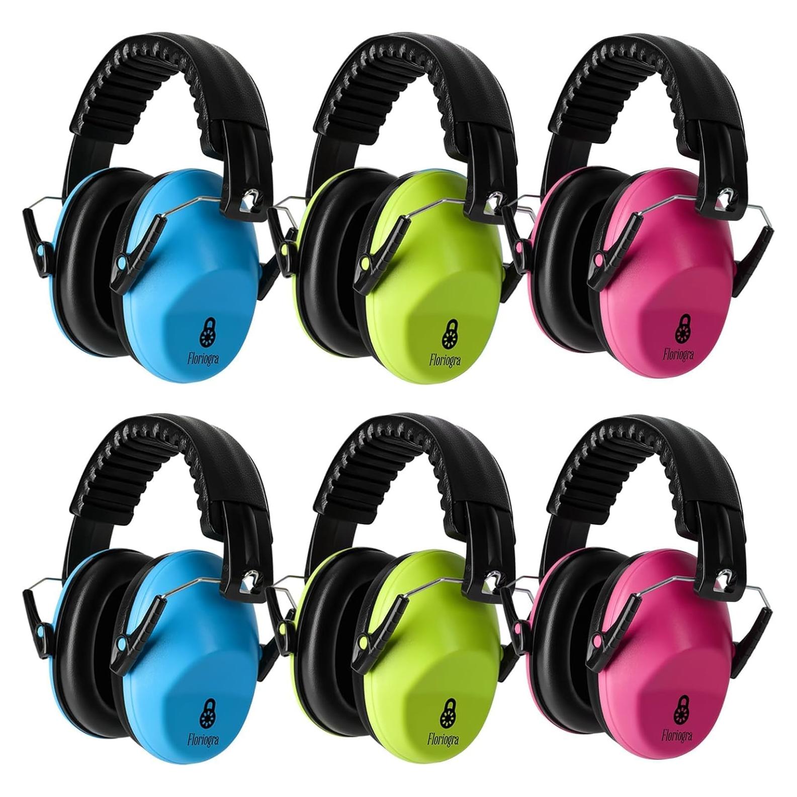 Auriculares con Cancelación de Ruido Floriogra - Paquete de 6 Niños