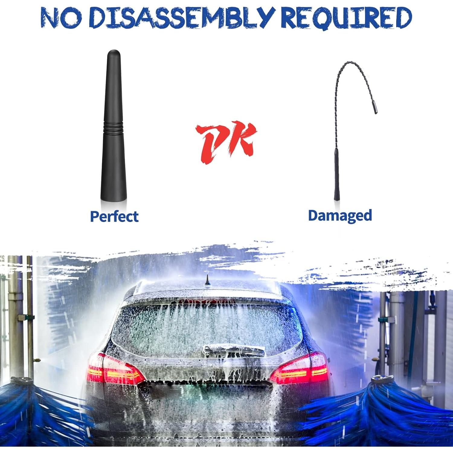 Antena de Coche Eightwood 9.14 cm Flexible AM FM