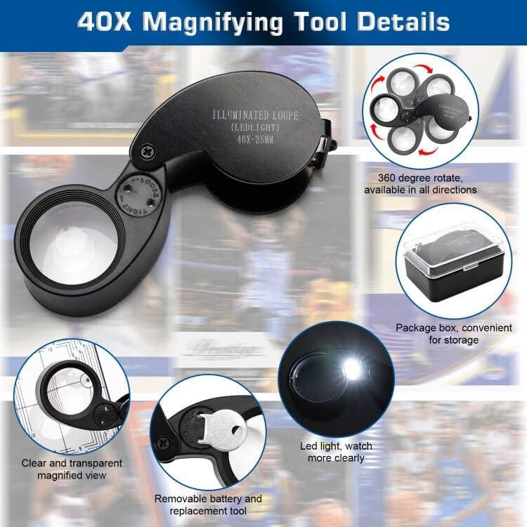Kit de Calificación de Tarjetas Luxiv con Aumento 30X