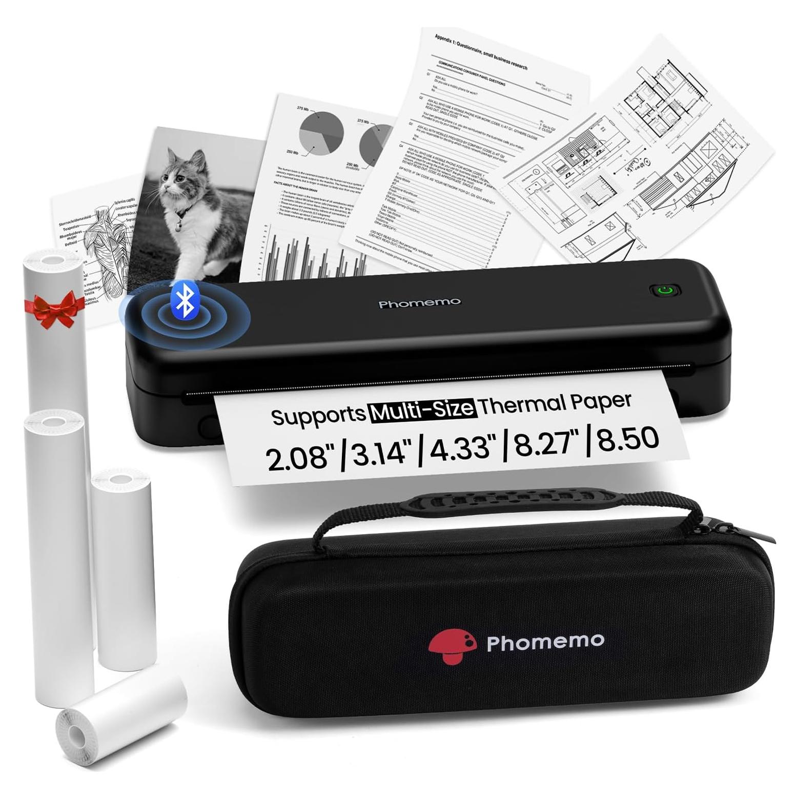 Impresora Portátil Phomemo M834 Inalámbrica 300 dpi A4