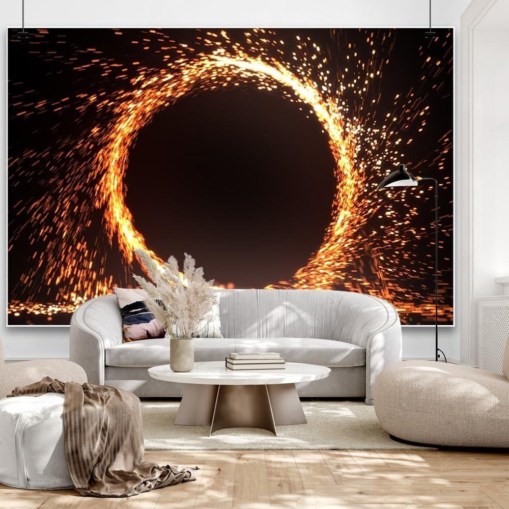 Fondo Fotográfico Poliester 1.5x1m Fuego Chispeante Vie Savaran