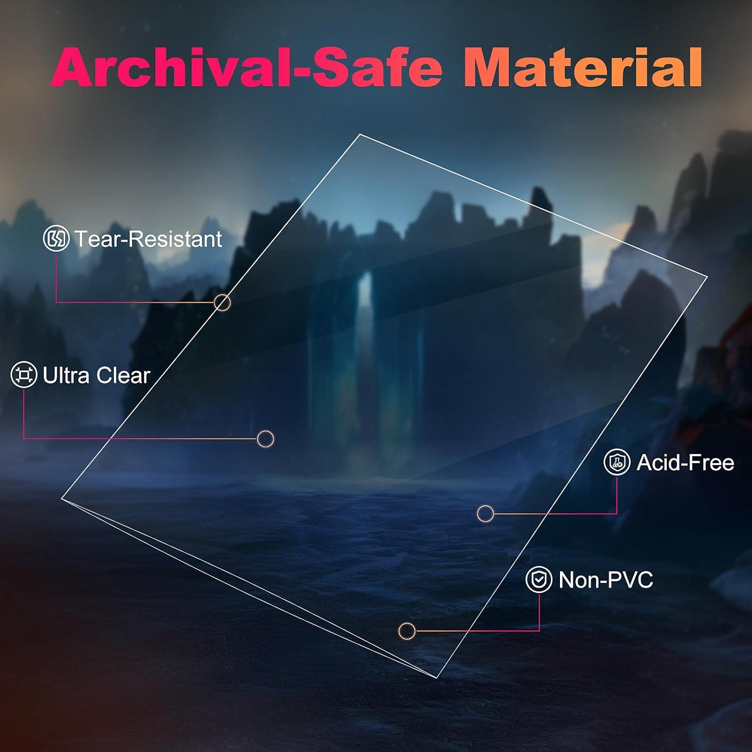 5000 Fundas de Cartas Transparentes Proijeut 64x89mm 60 Micrones