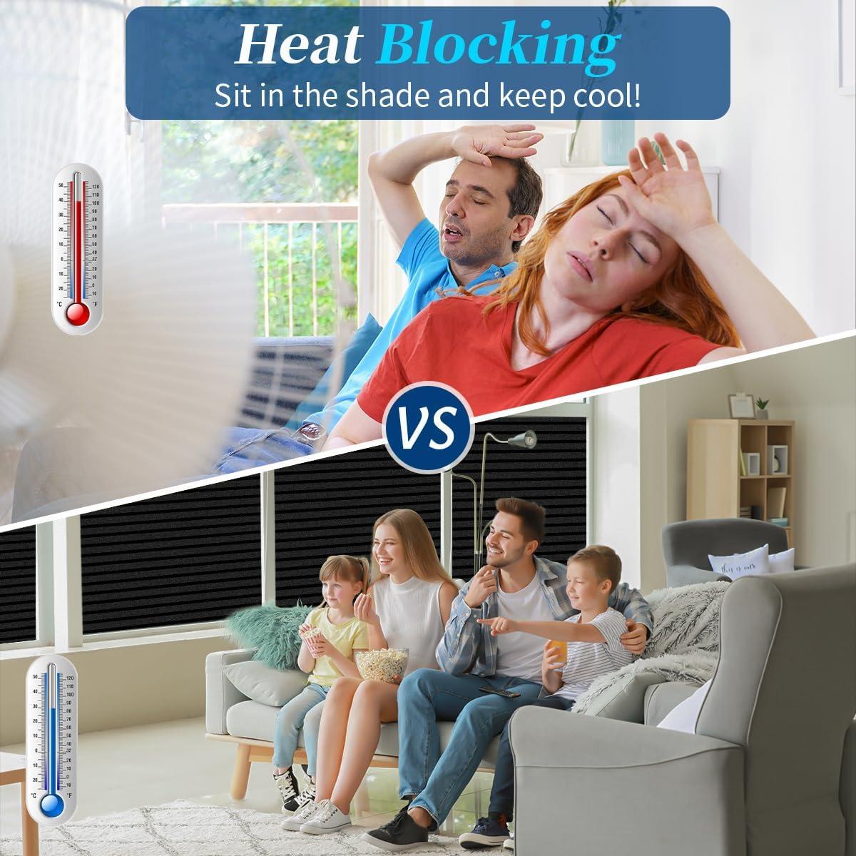 Película Blackout Niviy 30x200 cm - 100% Bloqueo Luz Solar