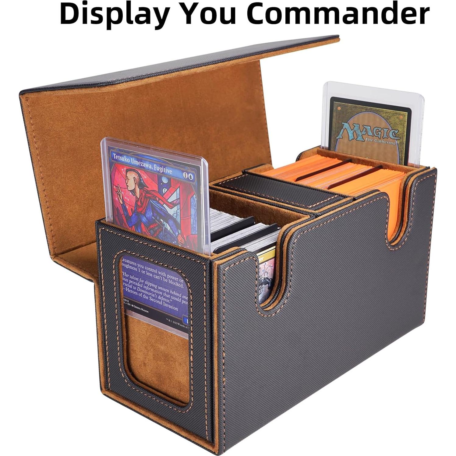 Caja de Deck Commander AFIING para 220 Cartas Dobladas