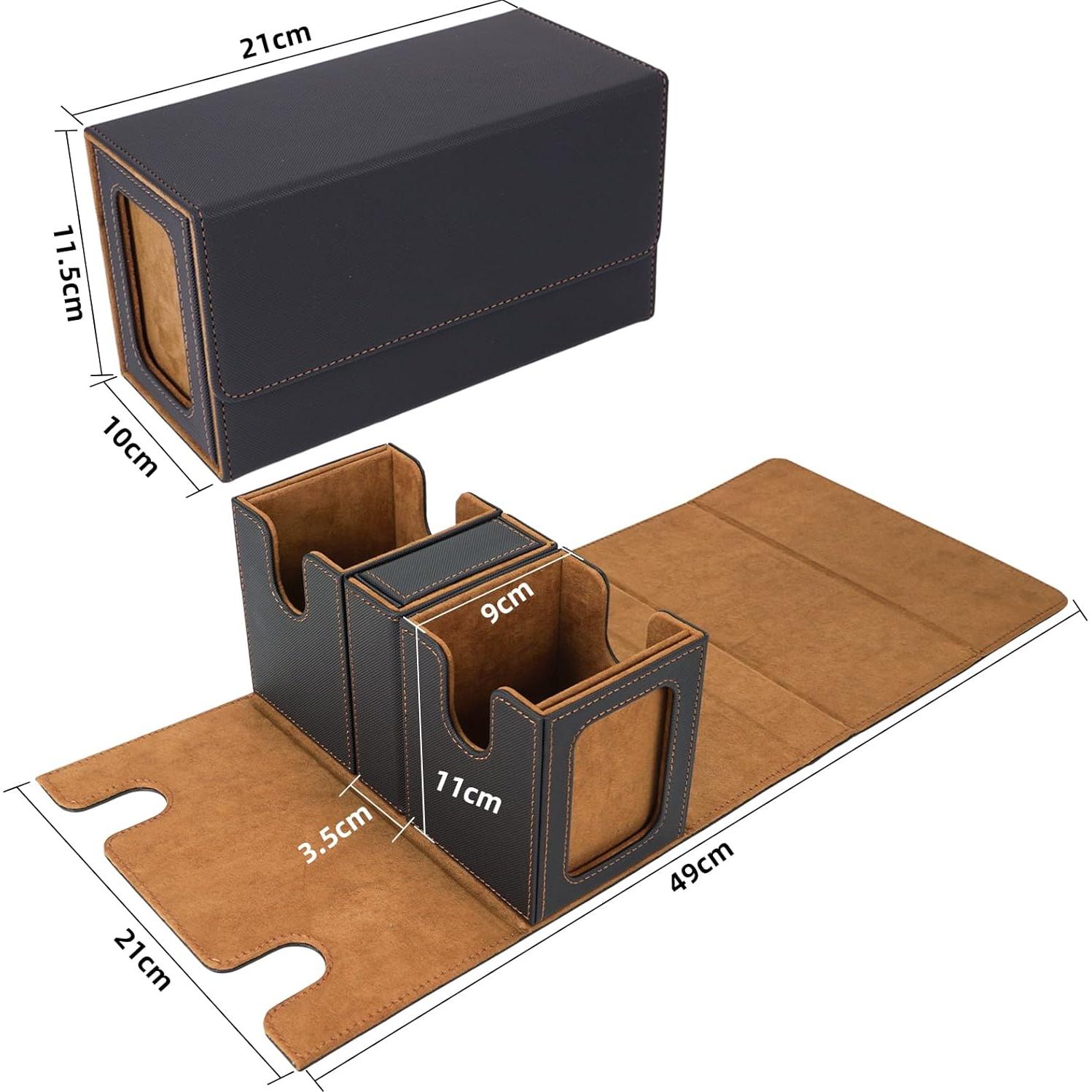 Caja de Deck Commander AFIING para 220 Cartas Dobladas