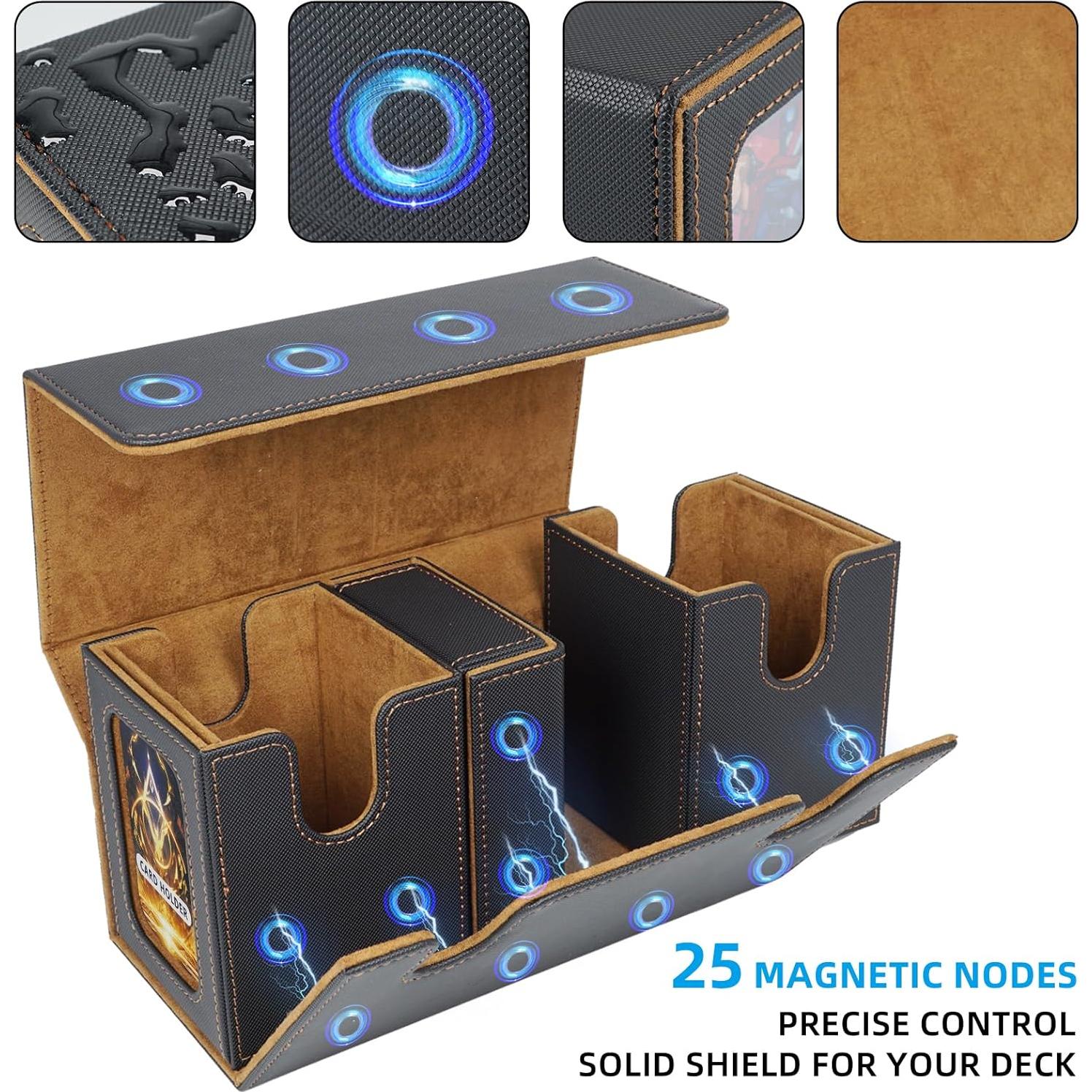 Caja de Deck Commander AFIING para 220 Cartas Dobladas