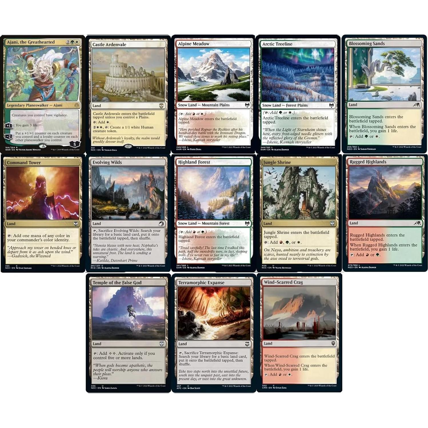 Mazo Commander Jetmir Naya 100 Cartas - Magic The Gathering