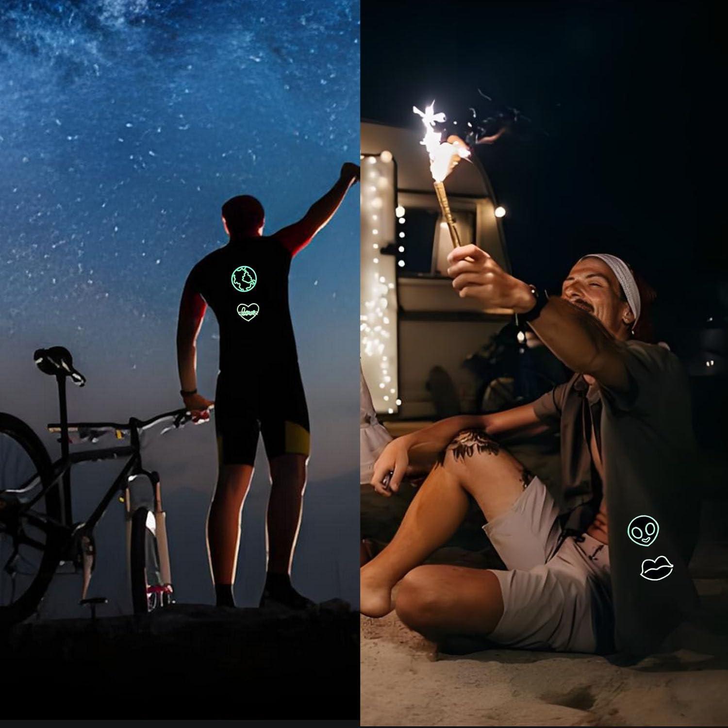 8 Parches Termoadhesivos Brillan en la Oscuridad Attuslla