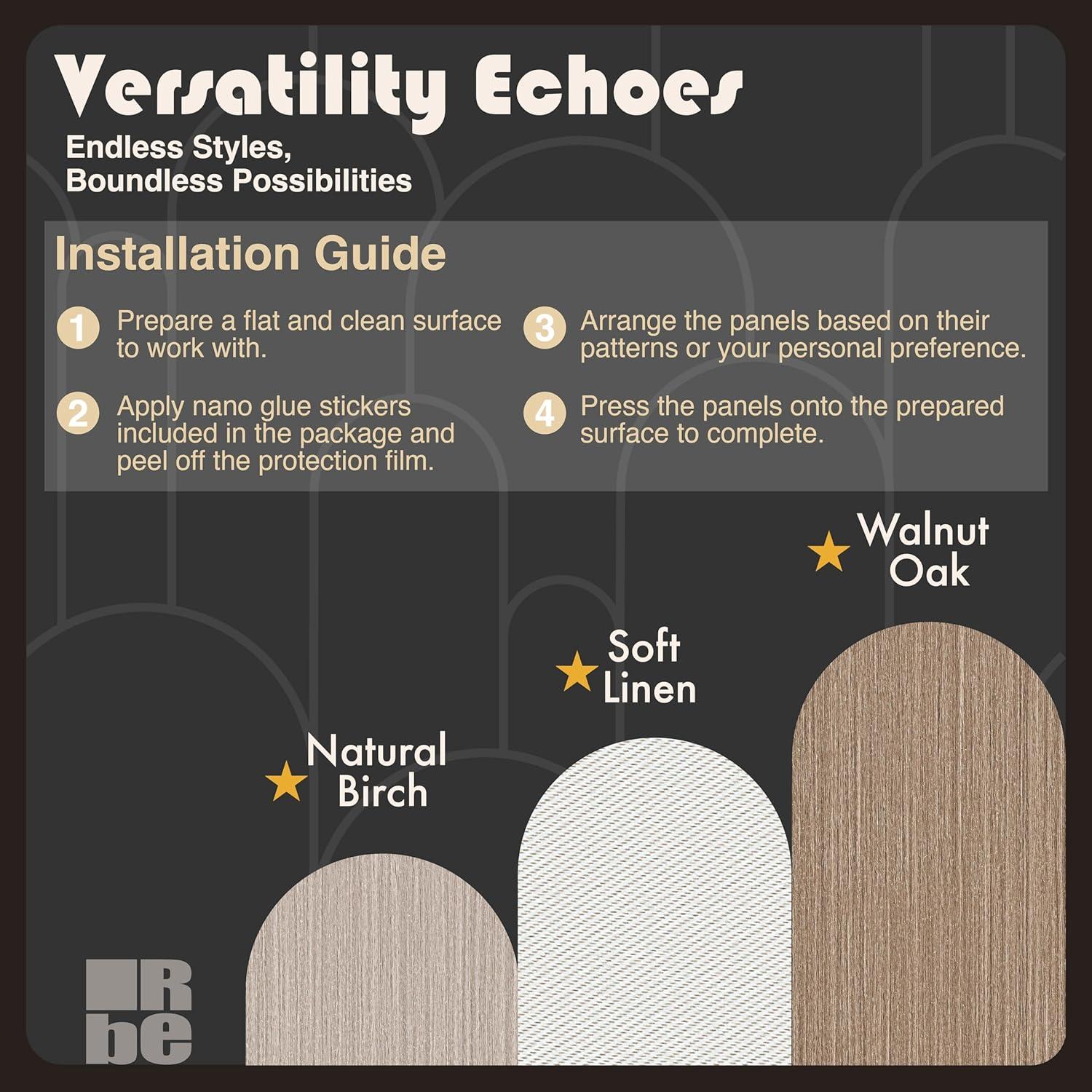 Paneles Acústicos Reverbeon 6 Pack 61x61cm Aislantes Decorativos