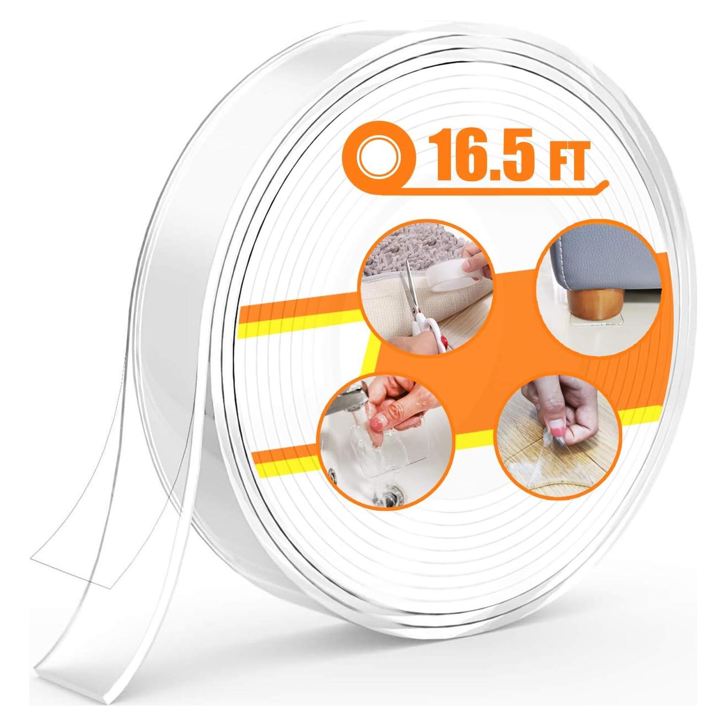 Almohadillas Antideslizantes QIYIHOME 3.05 cm x 5.03 m Gel Silicona