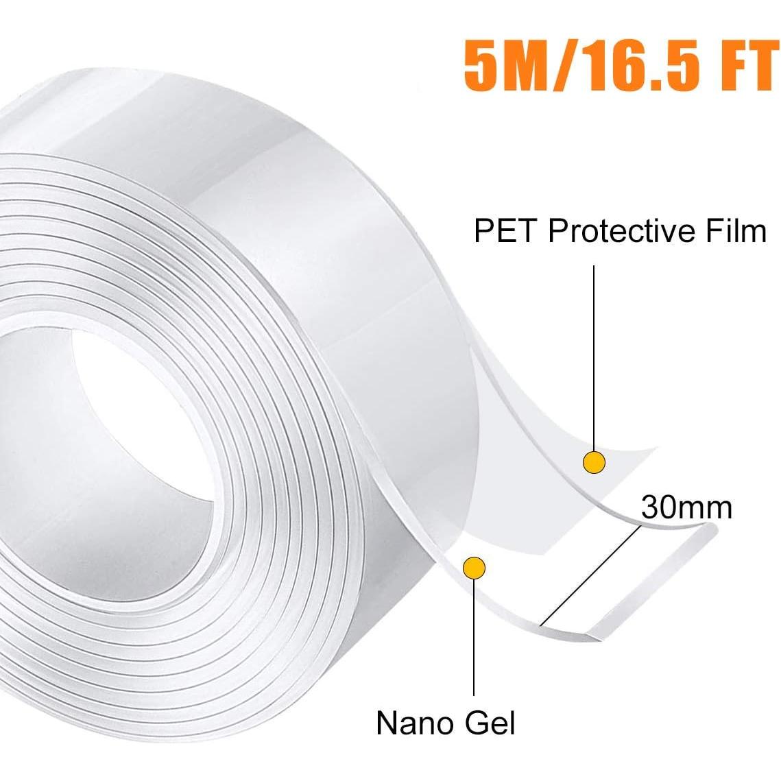 Almohadillas Antideslizantes QIYIHOME 3.05 cm x 5.03 m Gel Silicona