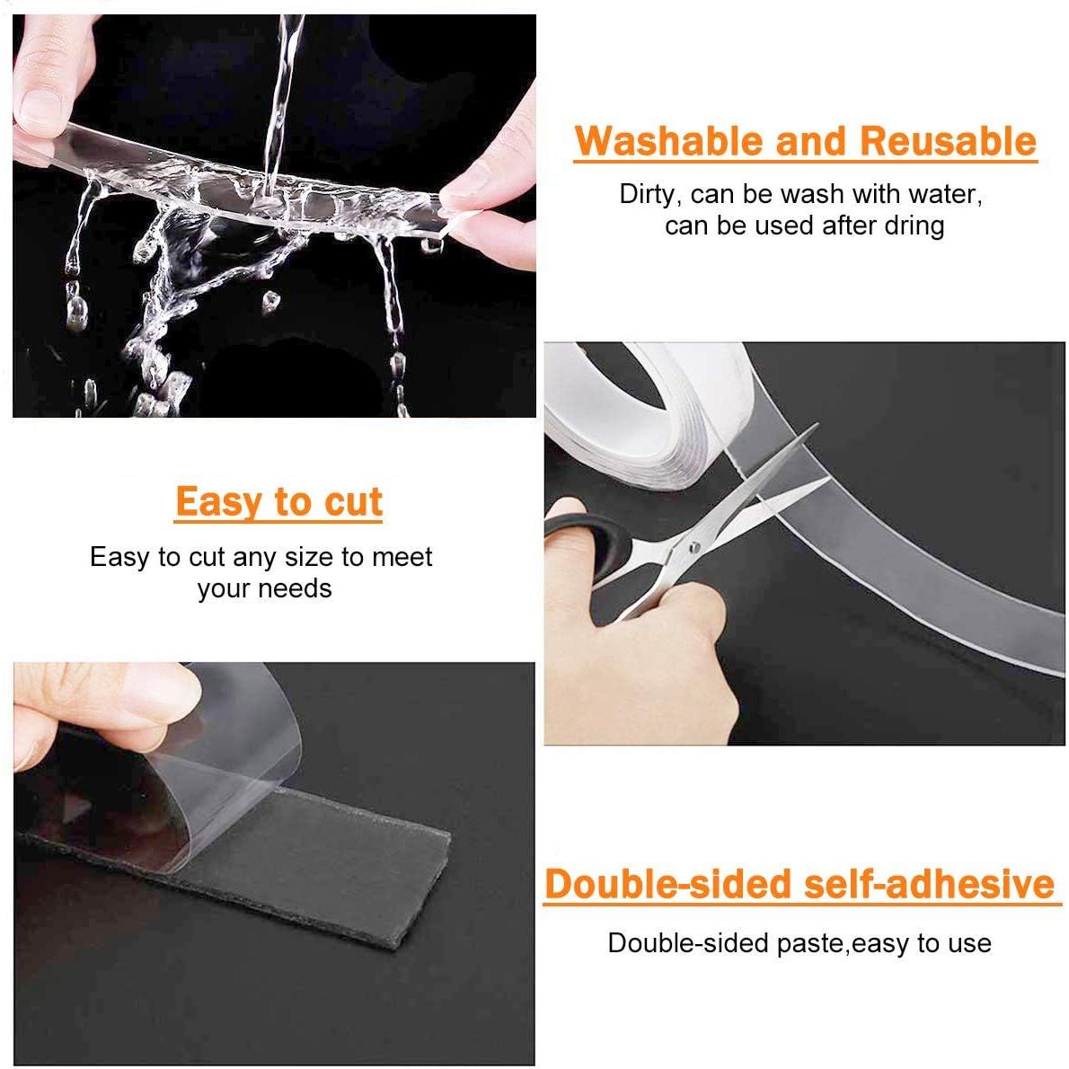 Almohadillas Antideslizantes QIYIHOME 3.05 cm x 5.03 m Gel Silicona