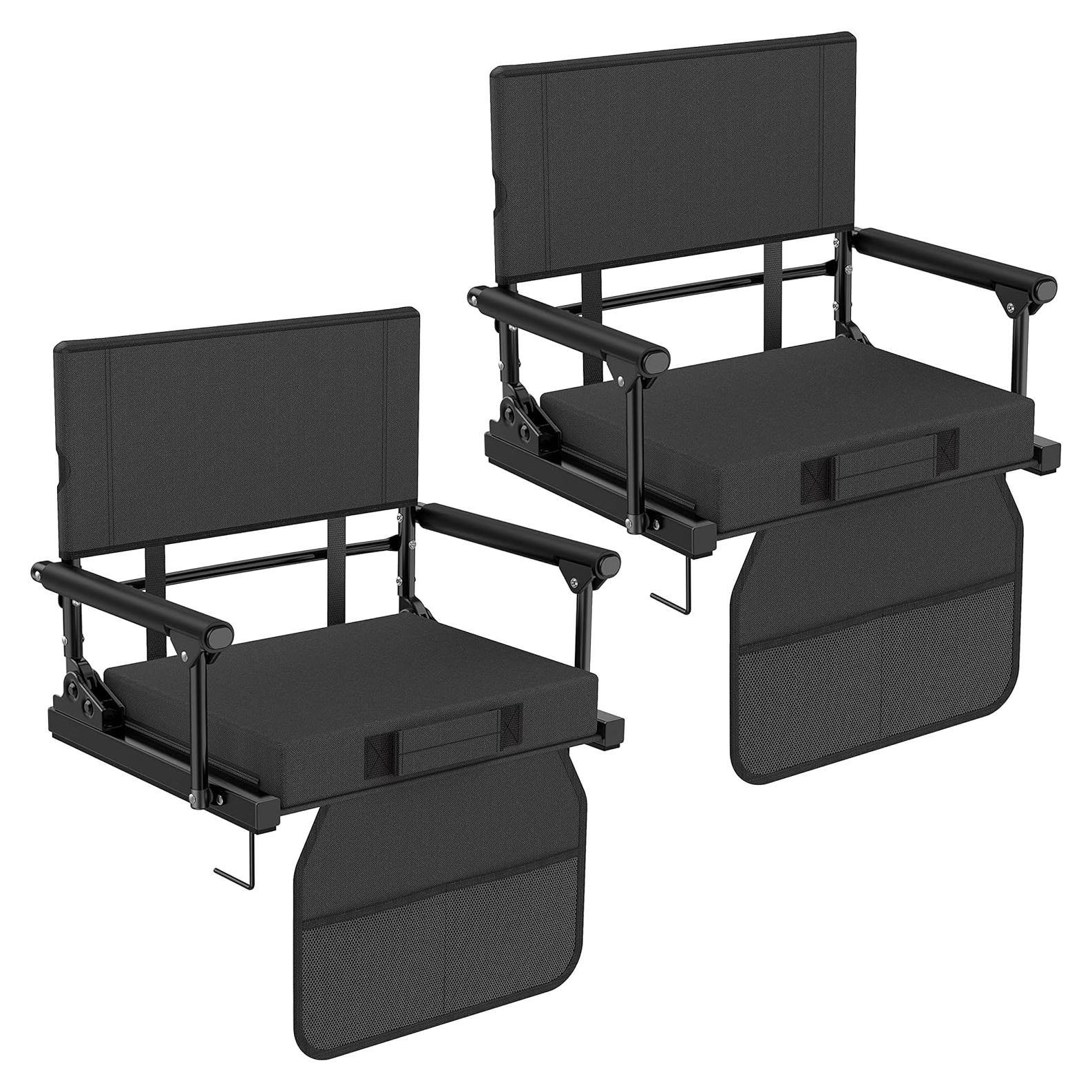 Asientos de Estadio Annzoe BTKTY001 con Soporte Espalda Negro