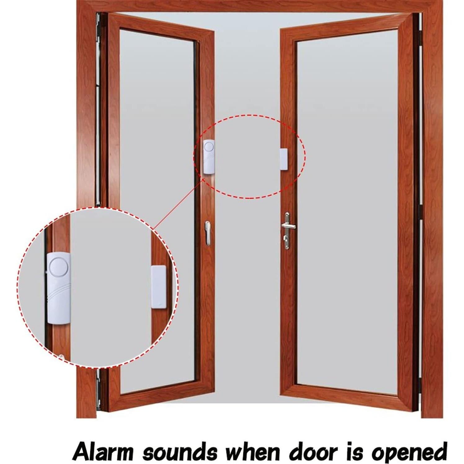 Alarma Inalámbrica Hiistar para Puerta y Ventana 90dB - Paquete de 3