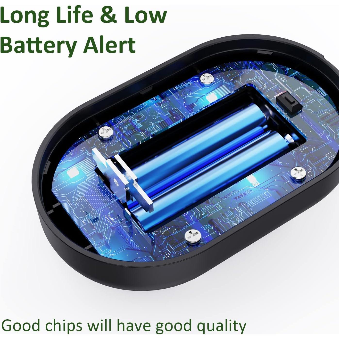 Sensor de Alarma de Fugas de Agua METAK WD61 - Inalámbrico, 100dB