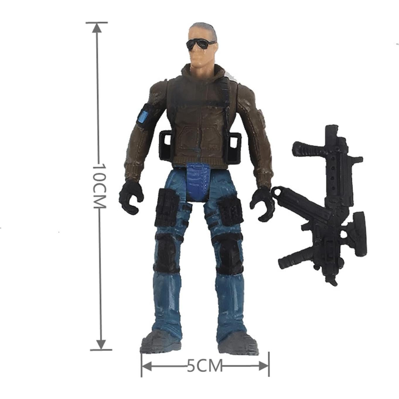 Figuras de Acción Soldados y Zombis IMIREUXY 12PCS