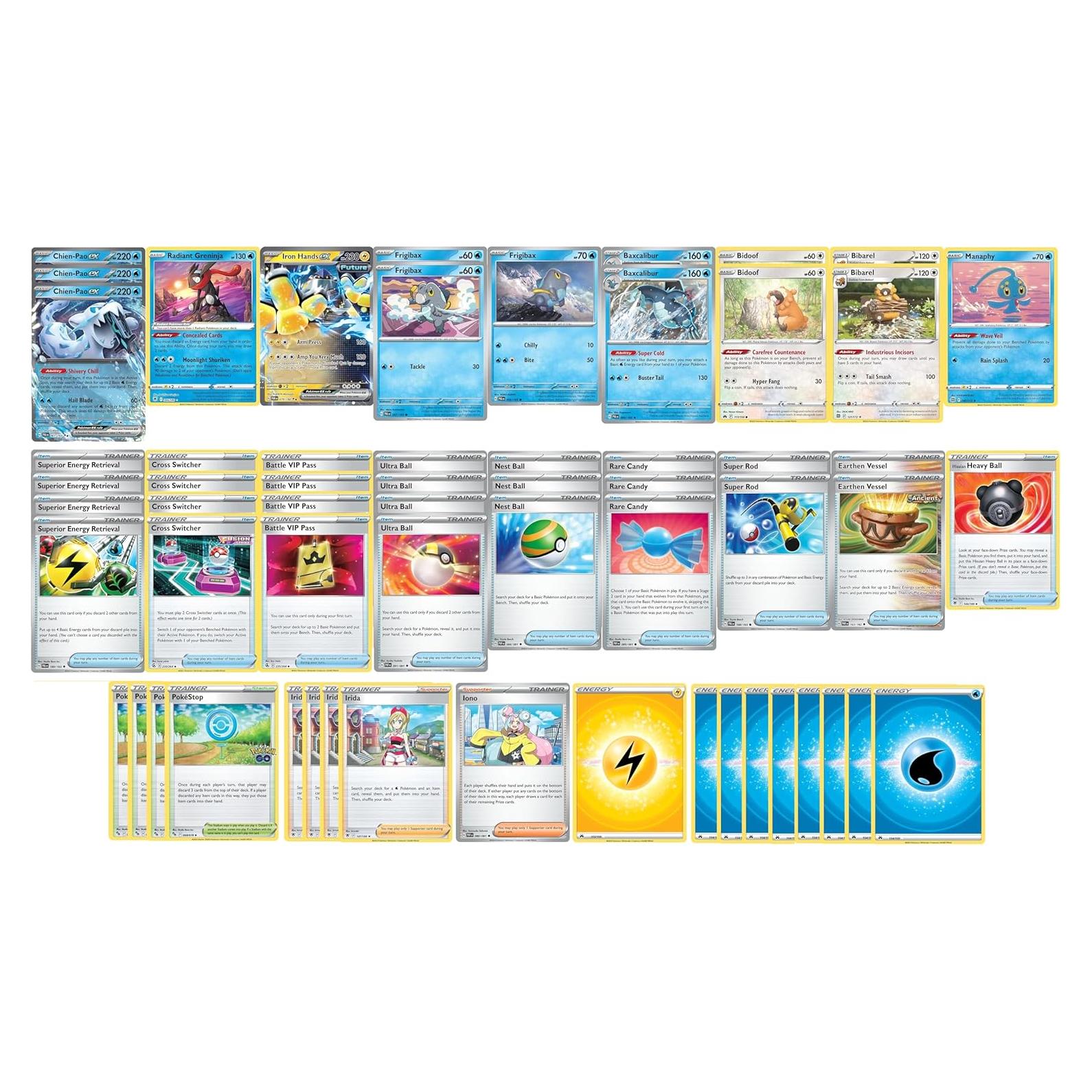 Mazo de Agua Chien-Pao Competitivo - 60 Cartas - MTG Decks & Más