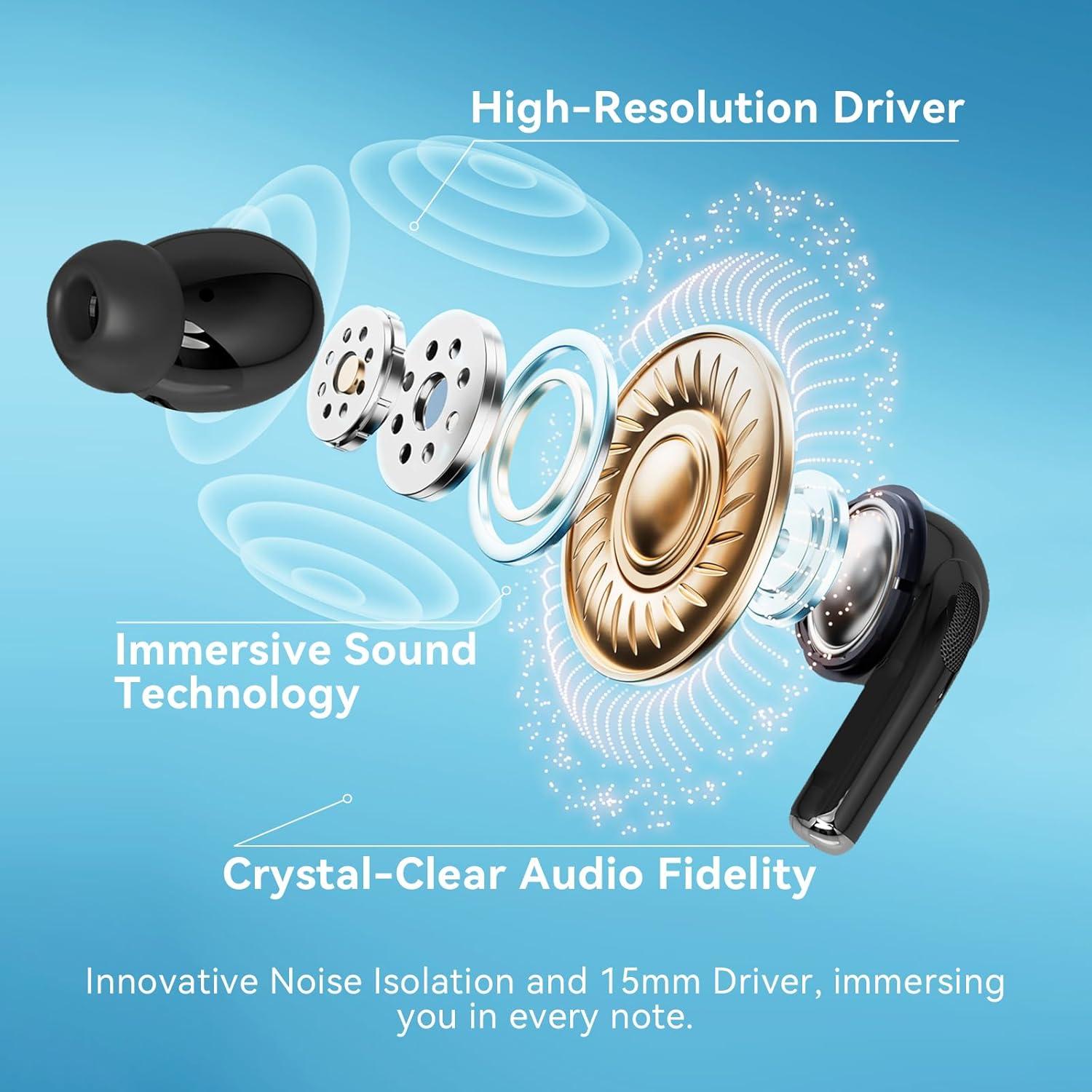 Auriculares Traductores Ai Bluetooth 150 Idiomas Negro