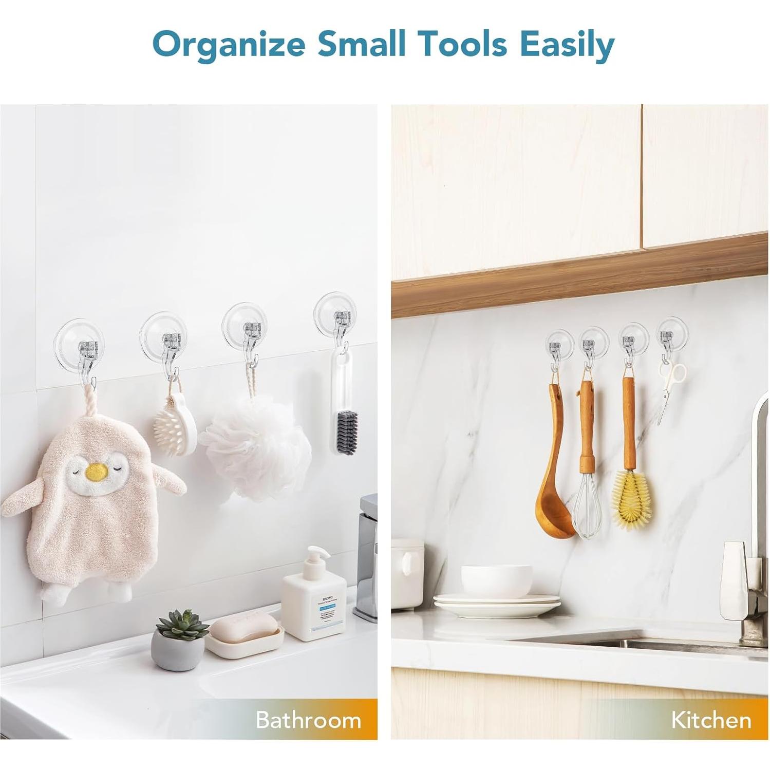 Ganchos de Succión Shang Chiang 2 Pcs Ventosa 3 kg