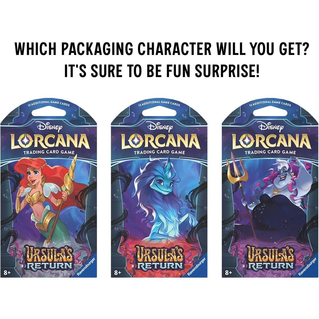 Paquete de Refuerzo Disney Lorcana Ravensburger 12 Cartas