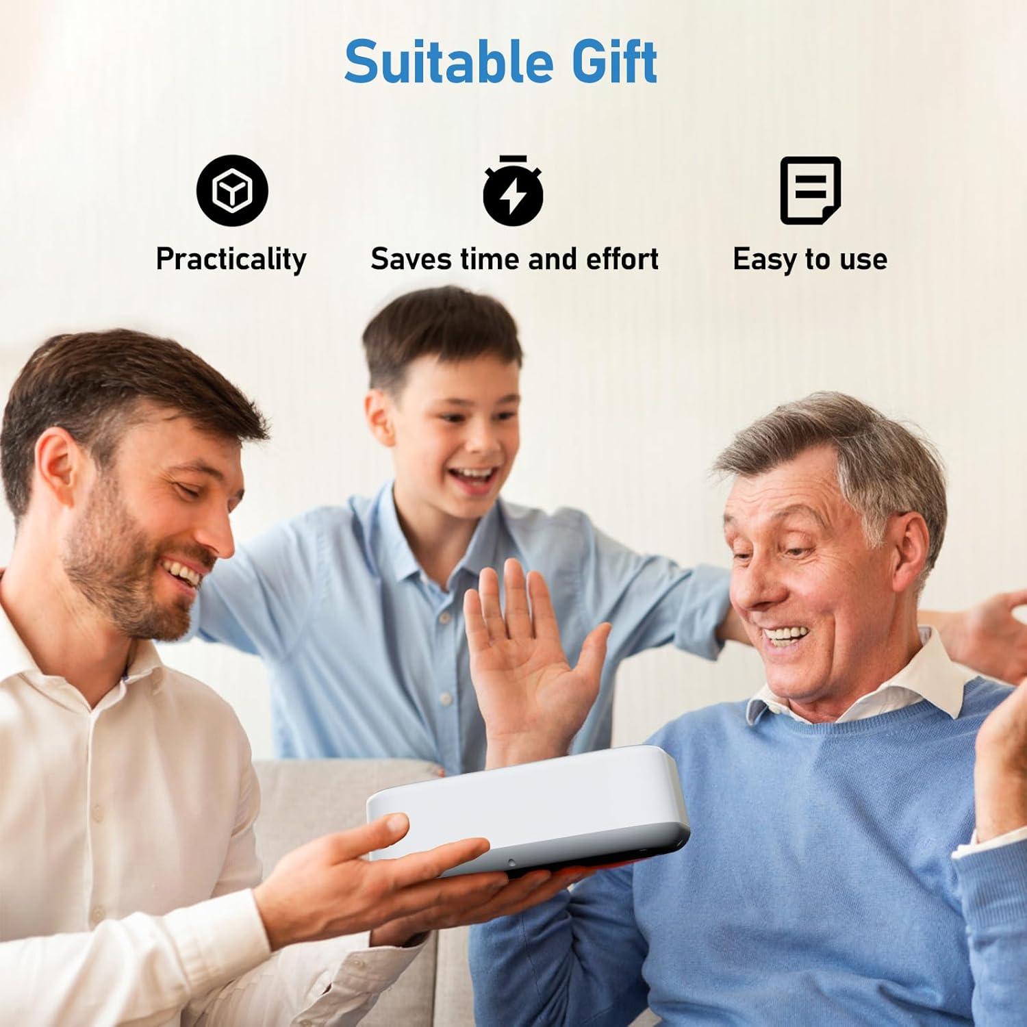 Limpiador Ultrasónico 640ml Vaolvpant 2 Modos de Tiempo