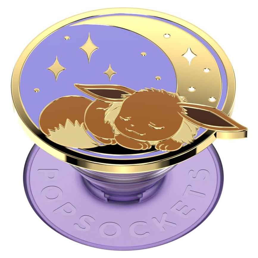 PopSockets Agarre para Teléfono Eevee Durmiendo Intercambiable