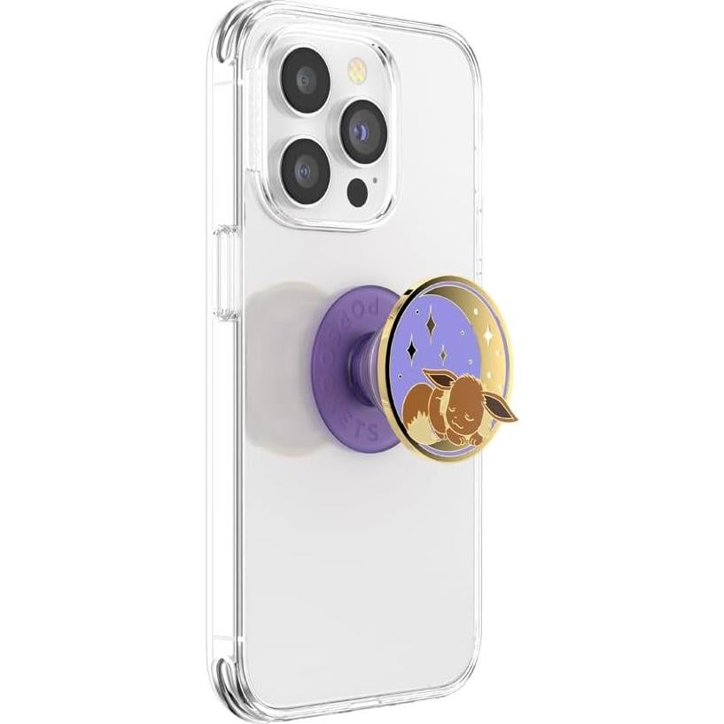 PopSockets Agarre para Teléfono Eevee Durmiendo Intercambiable