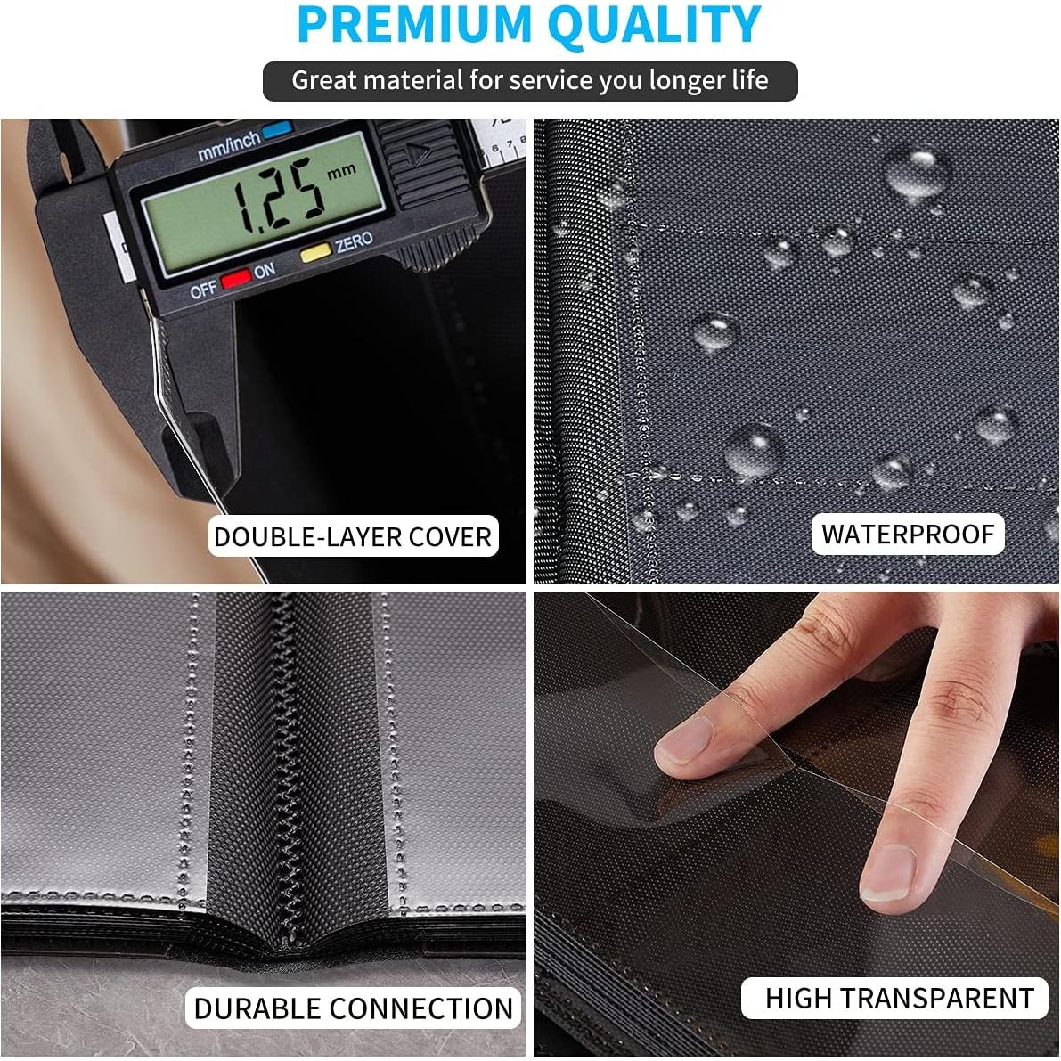 Carpeta de Cartas JIQEZNL 360 Bolsillos Negra