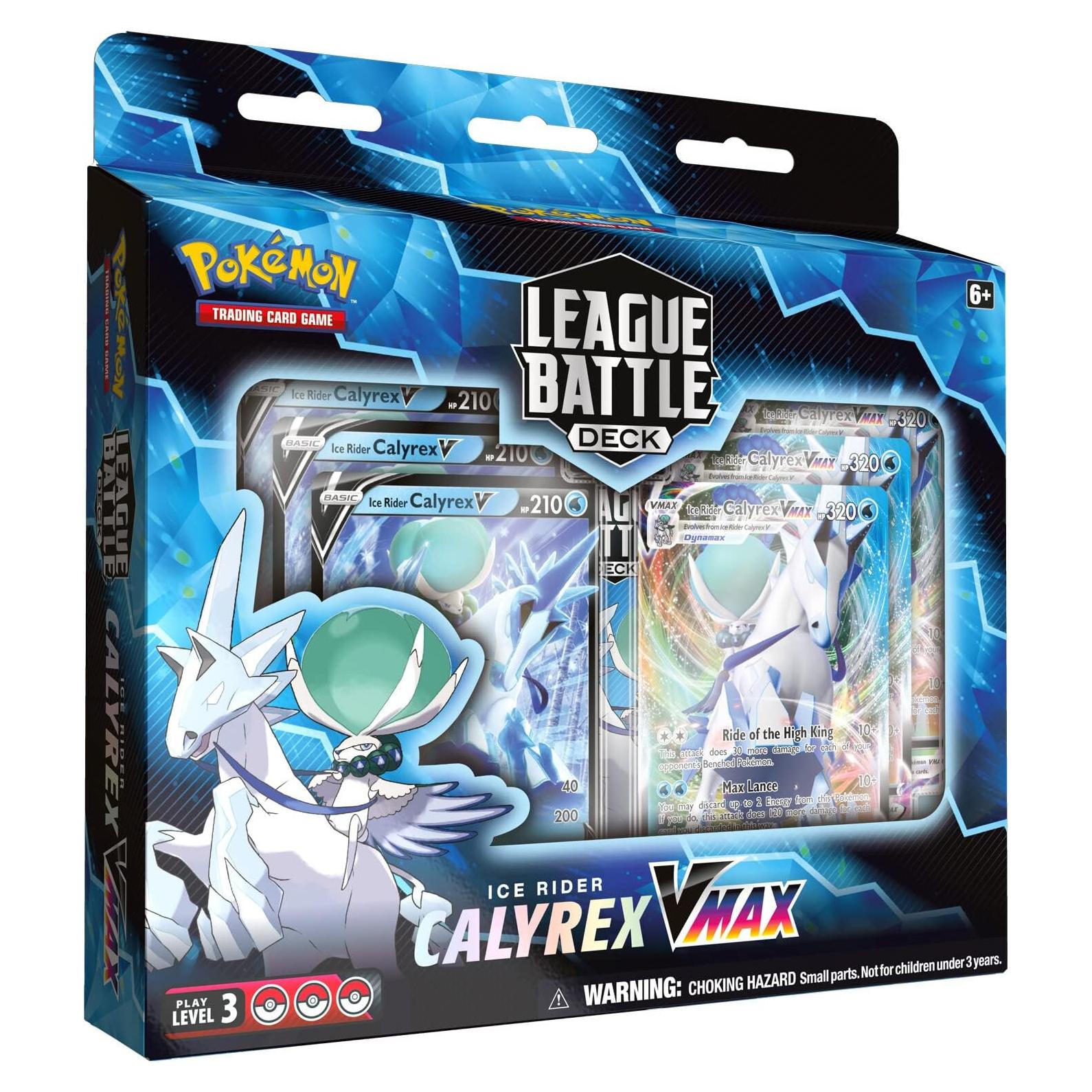 Baraja Pokémon Calyrex VMAX Jinete de Hielo 60 cartas