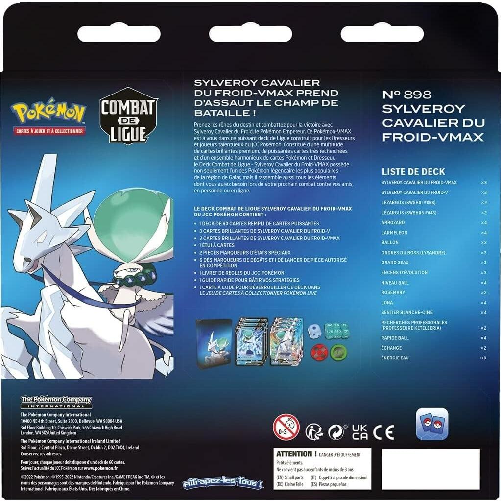 Baraja Pokémon Calyrex VMAX Jinete de Hielo 60 cartas