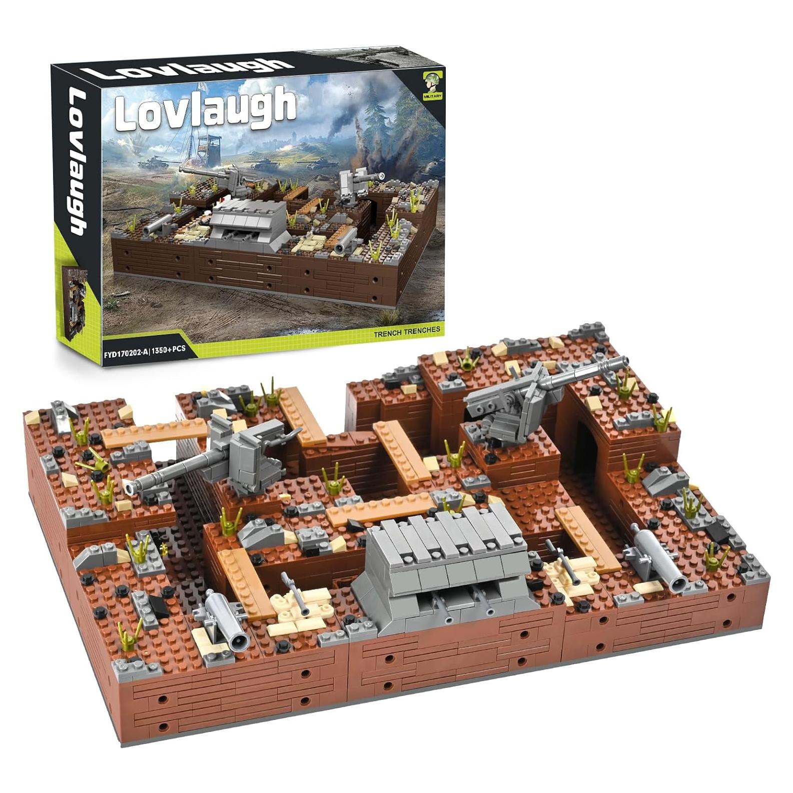 Conjunto de Construcción Militar Lovlaugh 1350 Piezas