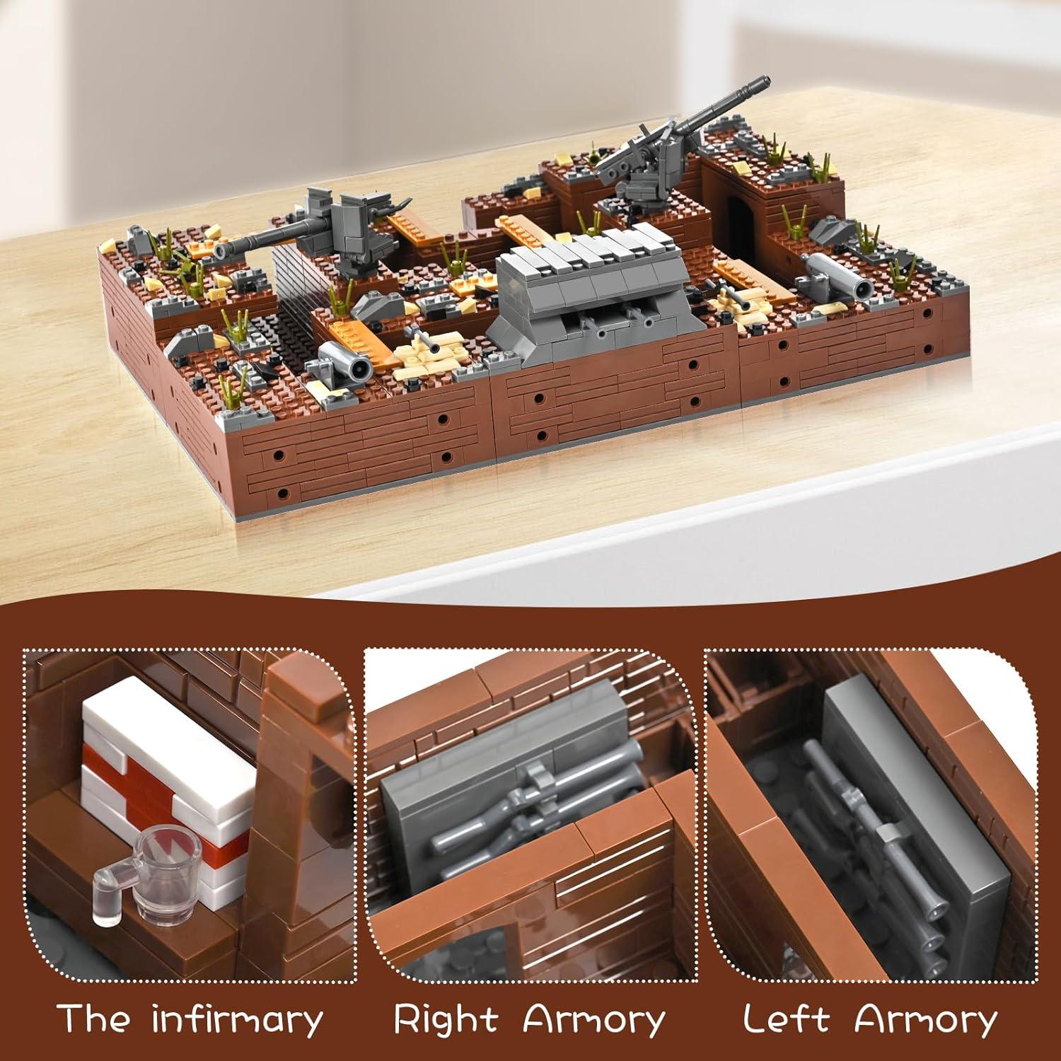 Conjunto de Construcción Militar Lovlaugh 1350 Piezas