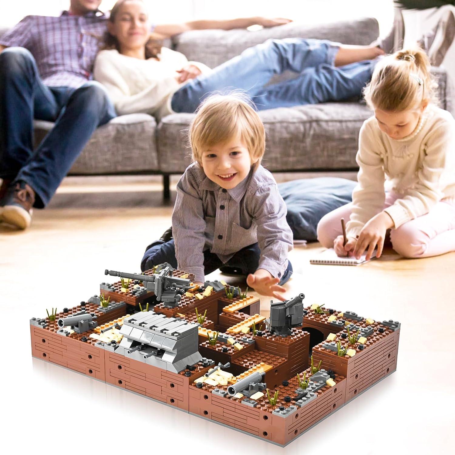 Conjunto de Construcción Militar Lovlaugh 1350 Piezas