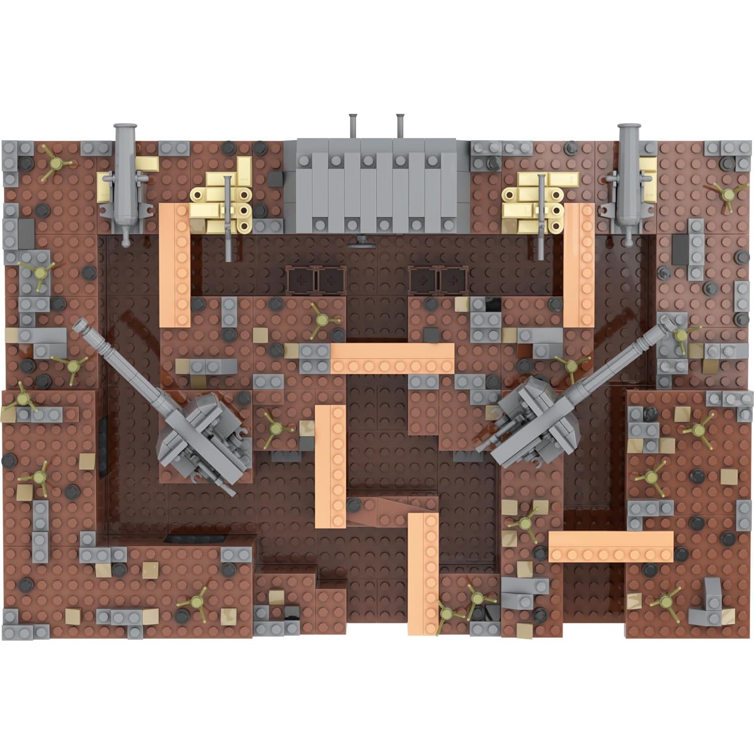 Conjunto de Construcción Militar Lovlaugh 1350 Piezas