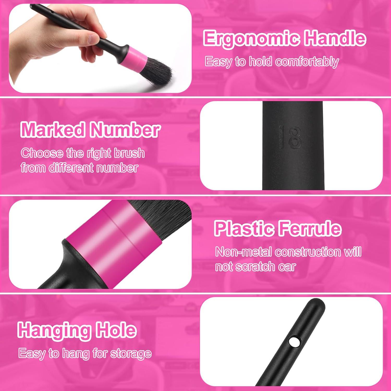 Juego de Cepillos para Detallar Automóviles Vioview 5 Piezas