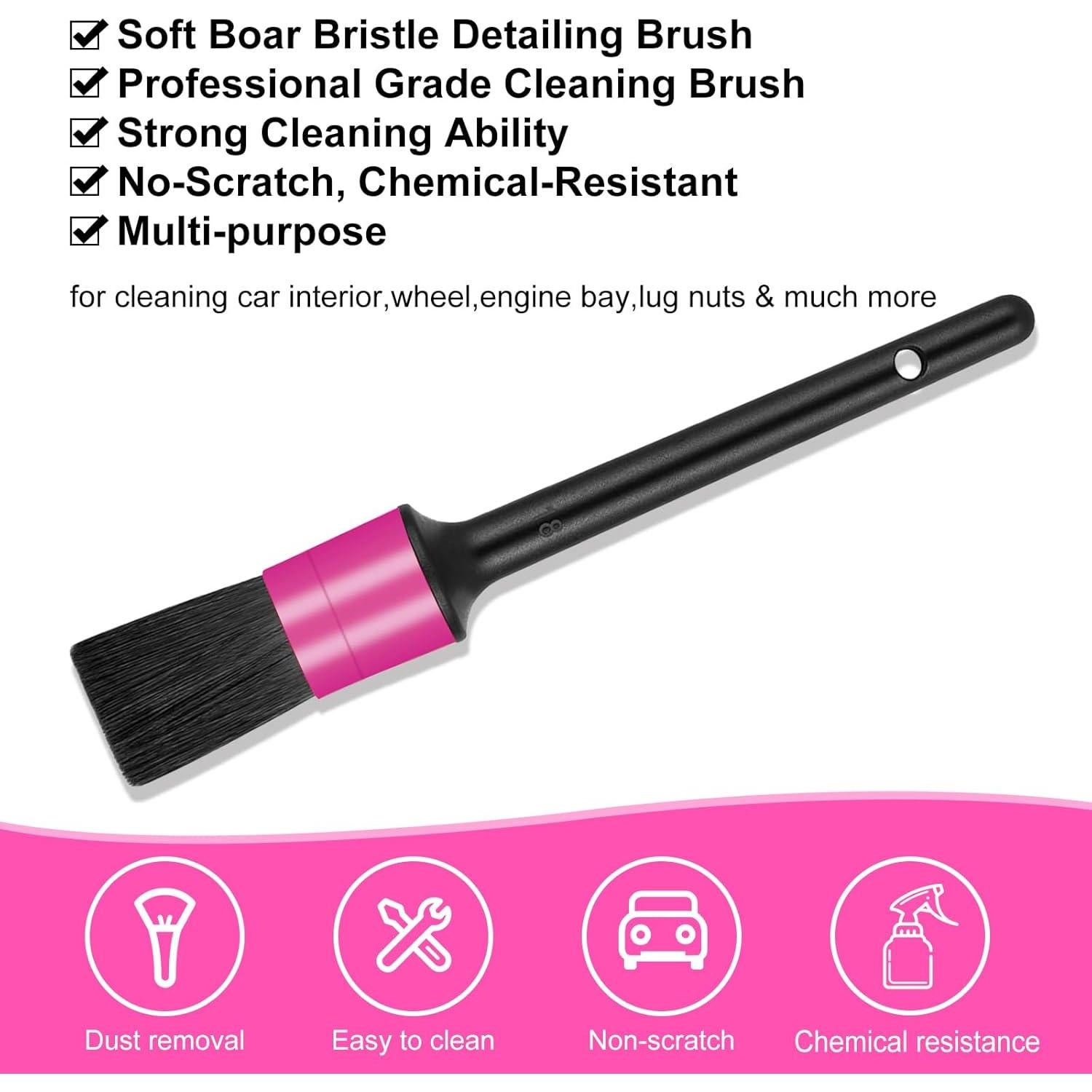 Juego de Cepillos para Detallar Automóviles Vioview 5 Piezas