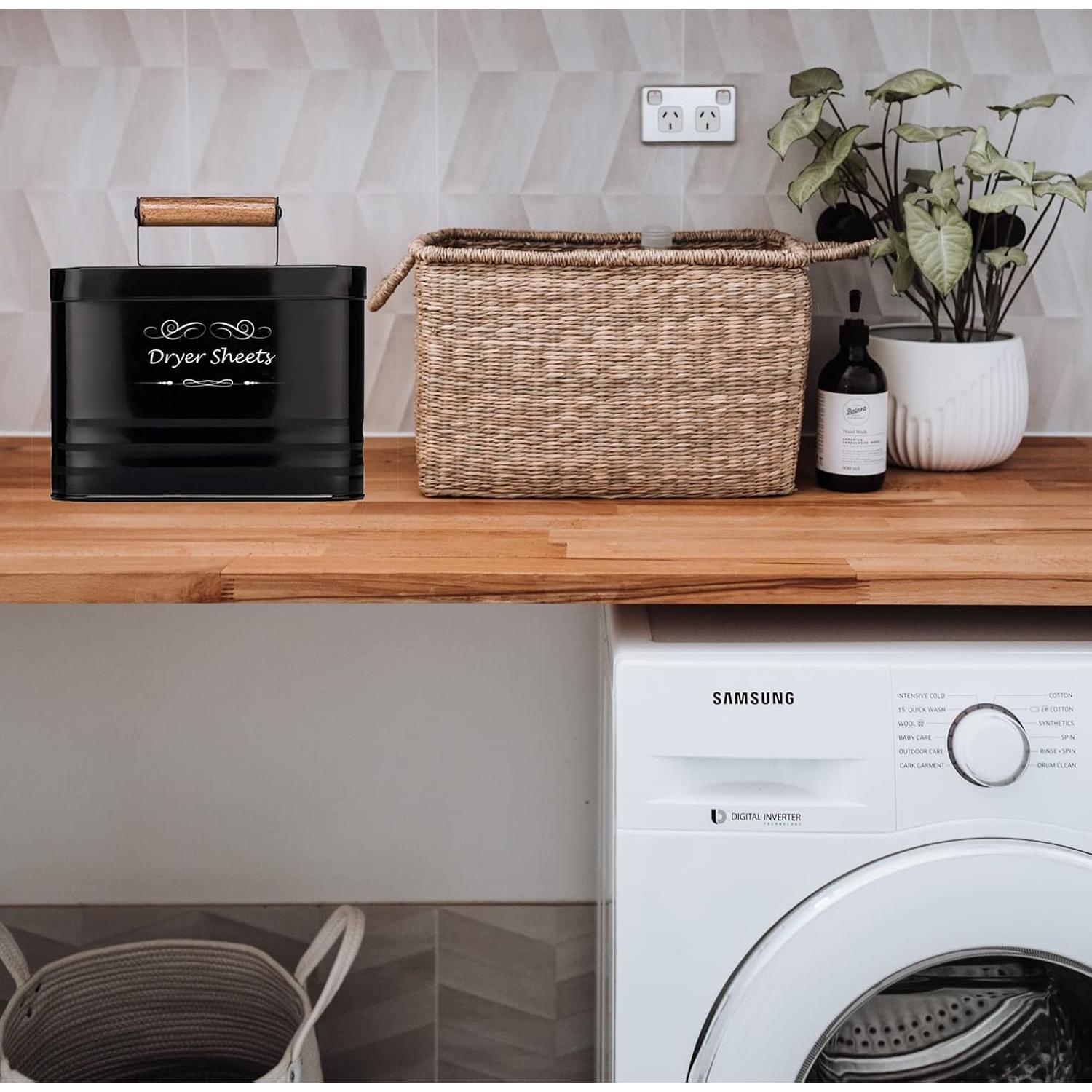 Soporte para Hojas de Secadora ELITAPRO - Metal Negro 17.78x12.7cm