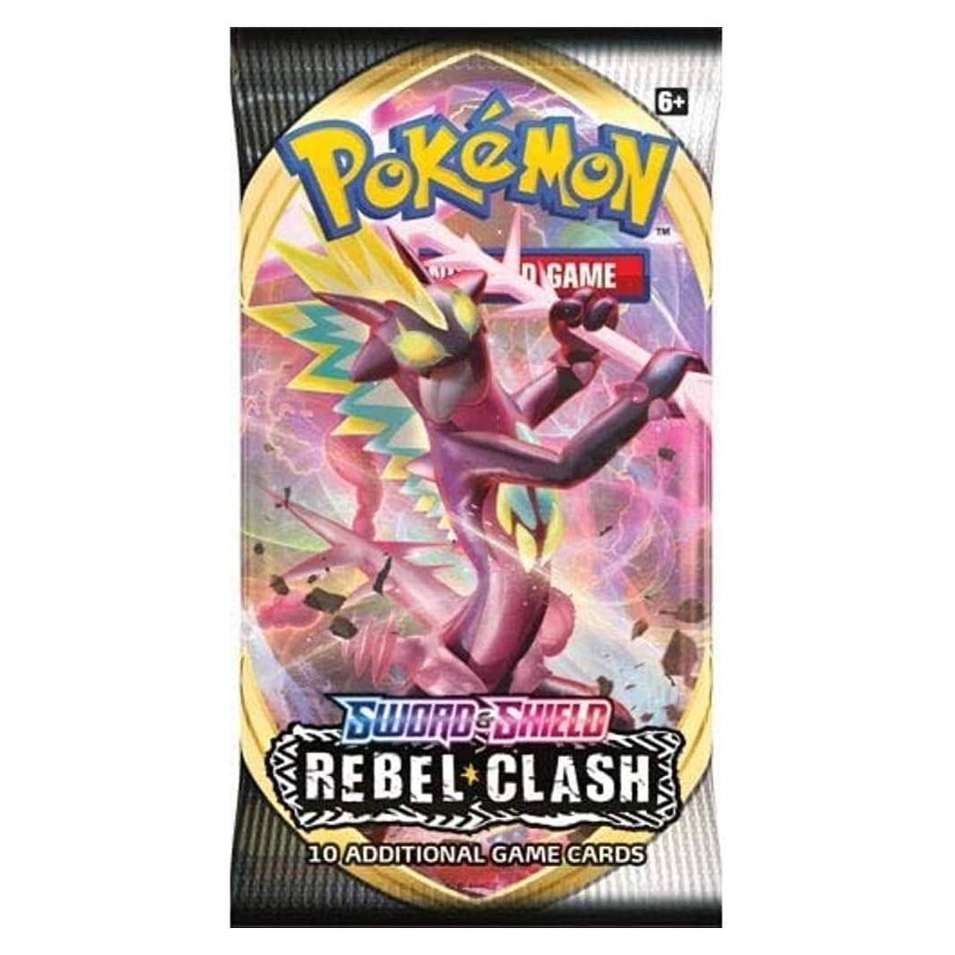 Pokémon TCG Paquete Refuerzo Rebelde - 10 Cartas