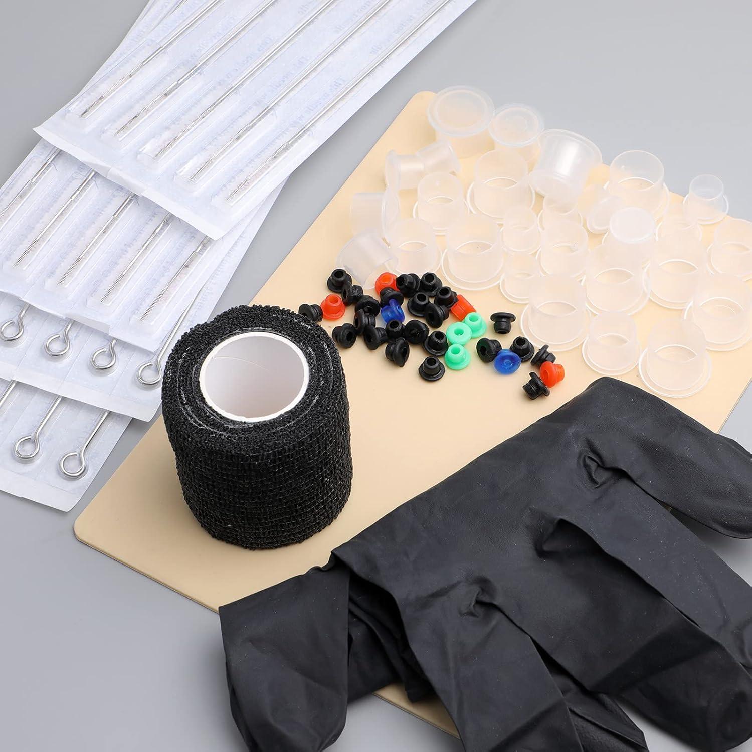 Kit de Tatuaje Poke Solong 2 Piezas con Tinta y Agujas