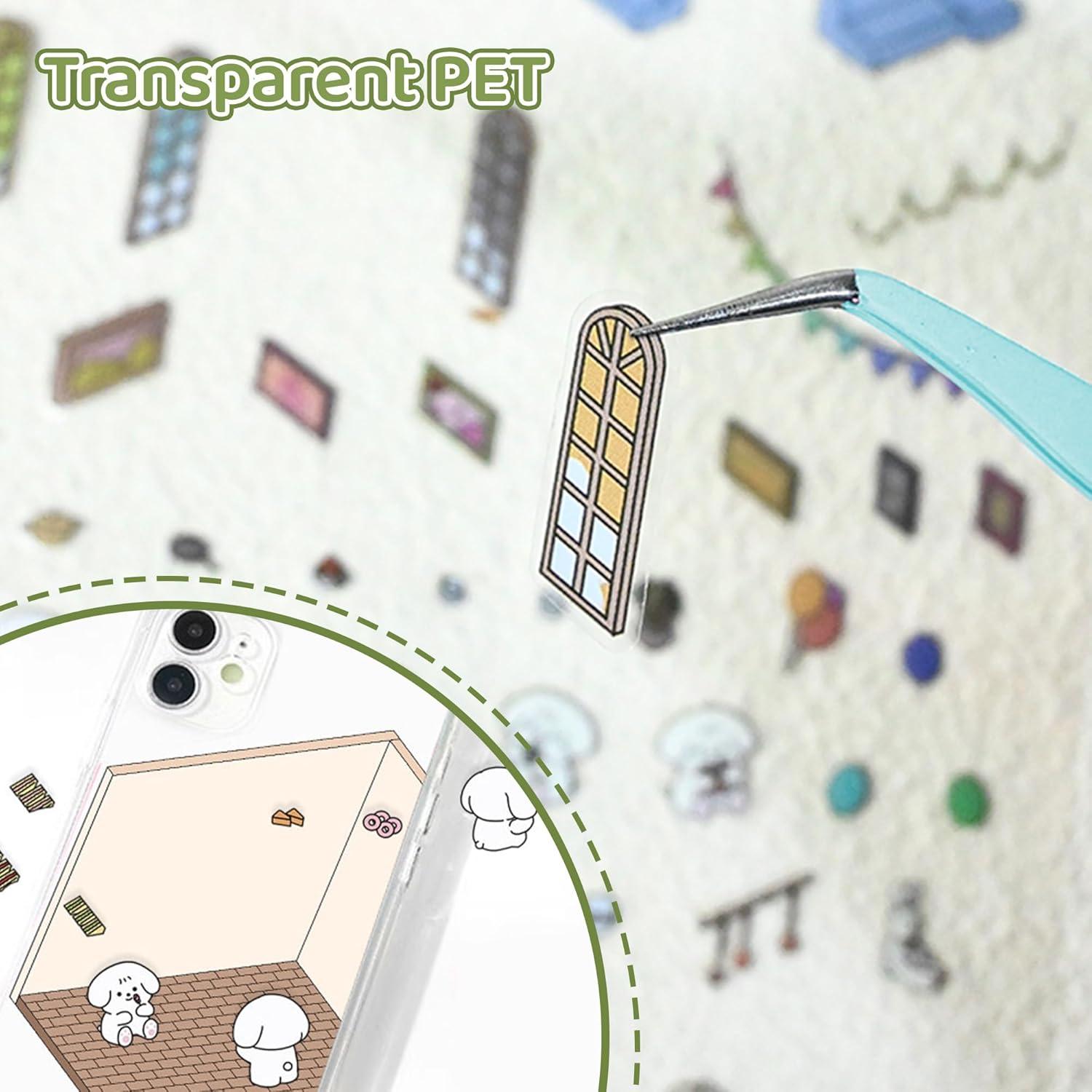 Stickers 3D DIY Aeloer - 4 Set de Escenas Creativas