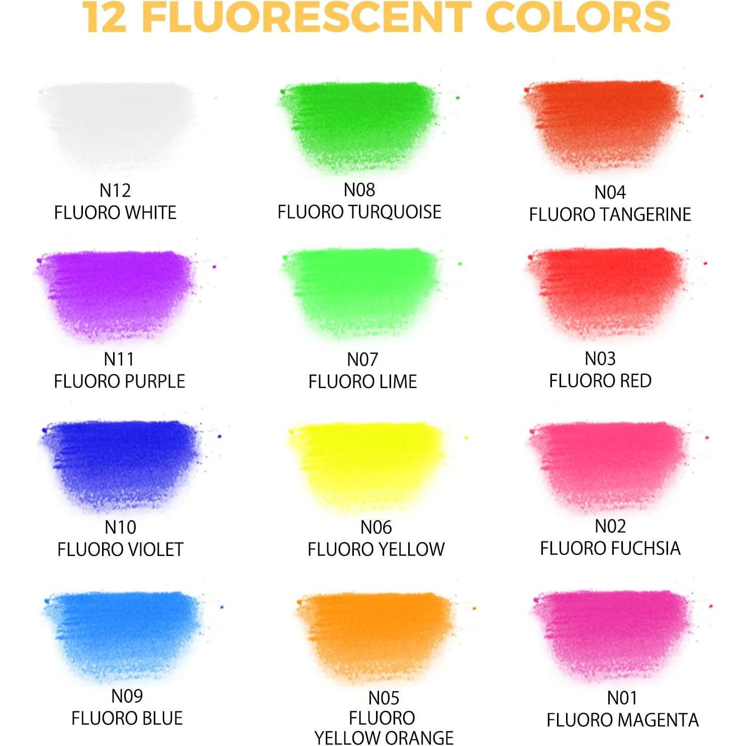 Pasteles Suaves Neón Artecho 12 Colores para Dibujar