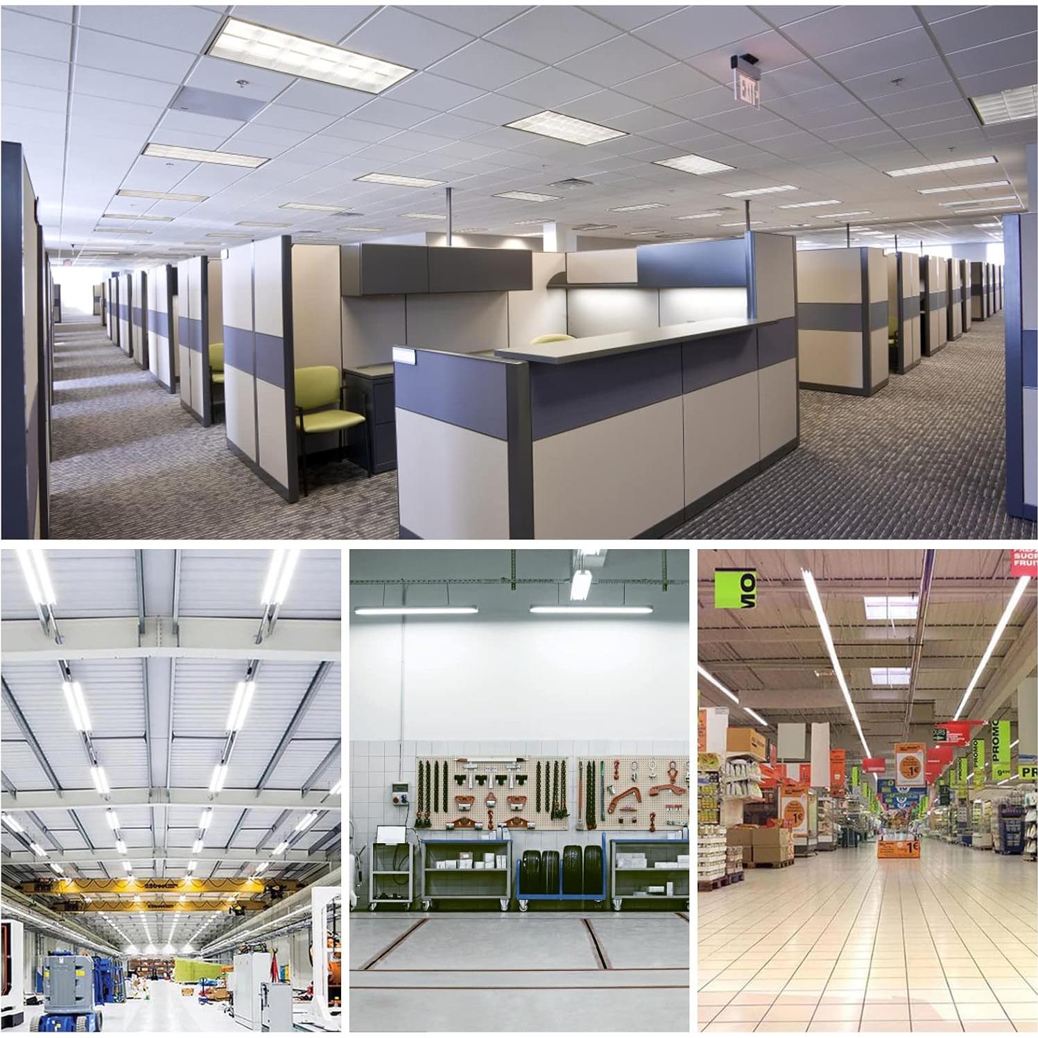 Tubo LED T8 4FT Hykolity 20 Paquete 18W 5CCT Seleccionable