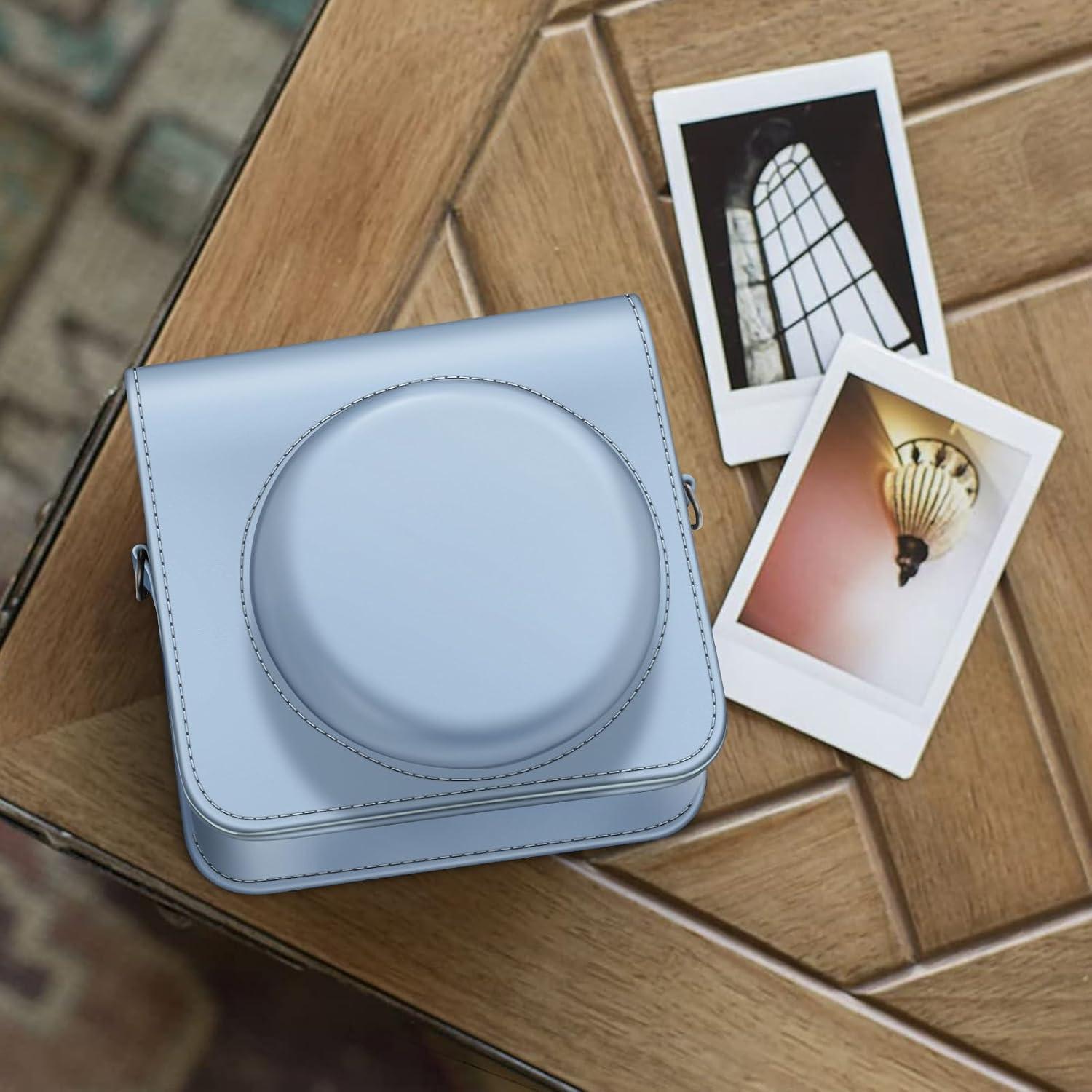 Funda Protectora Fintie para Cámara Fujifilm Instax SQ40/SQ1 - Cuero Vegano Azul