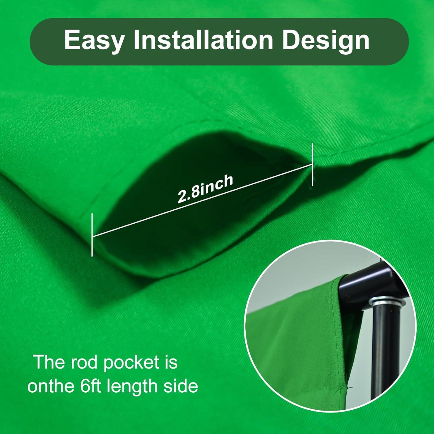 Fondo de Pantalla Verde Chroma Key 1.52 x 1.98 m Ximaoy