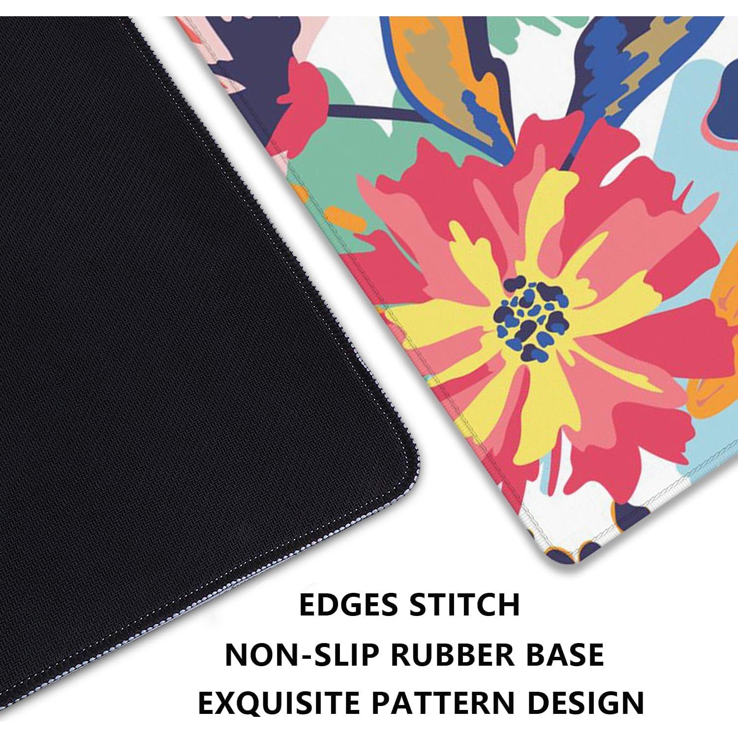 Alfombrilla de Ratón PAKWMFEVGD 70x30 cm Floral Acuarela