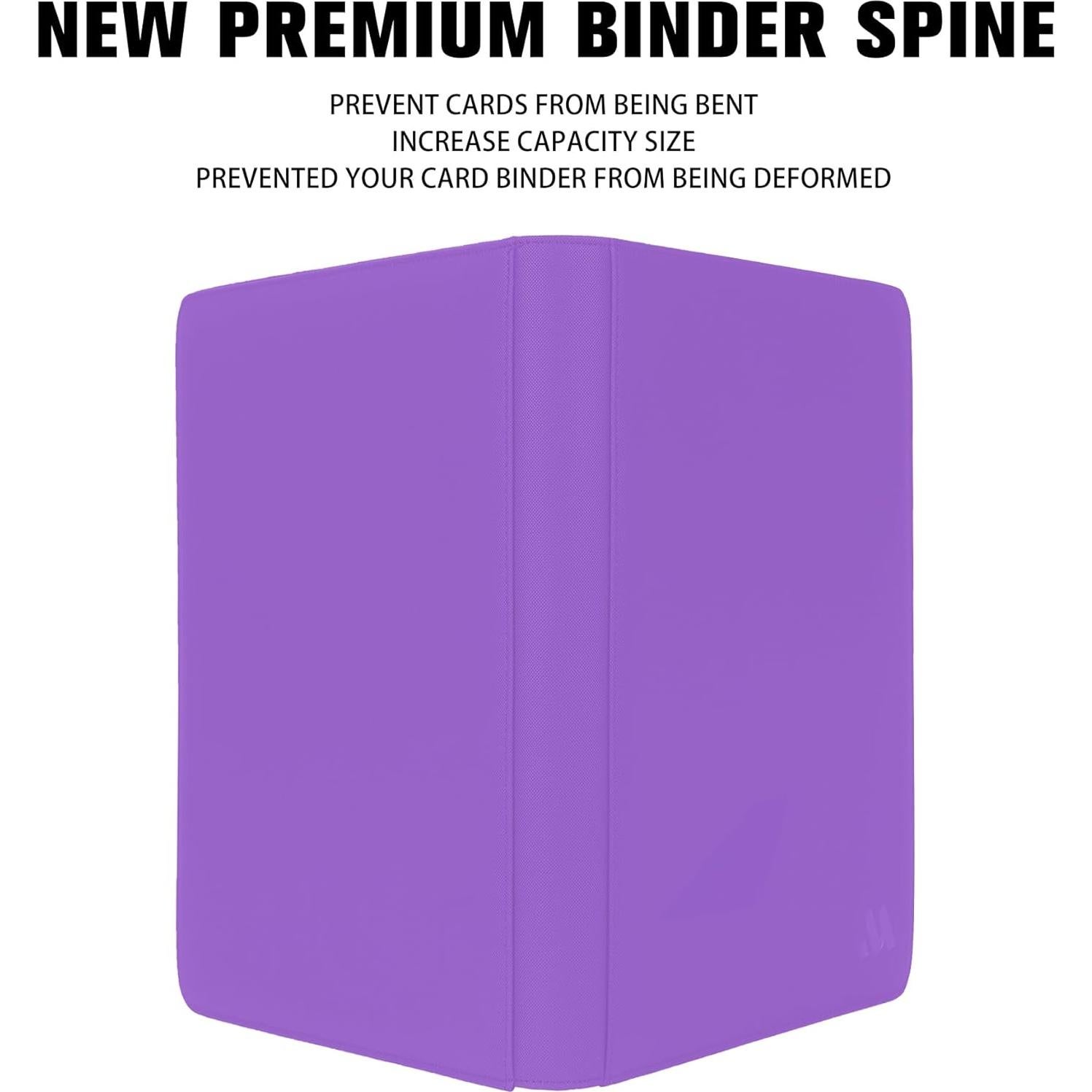 Carpeta de Tarjetas MORABTO 32 Páginas 1024 Tarjetas Púrpura