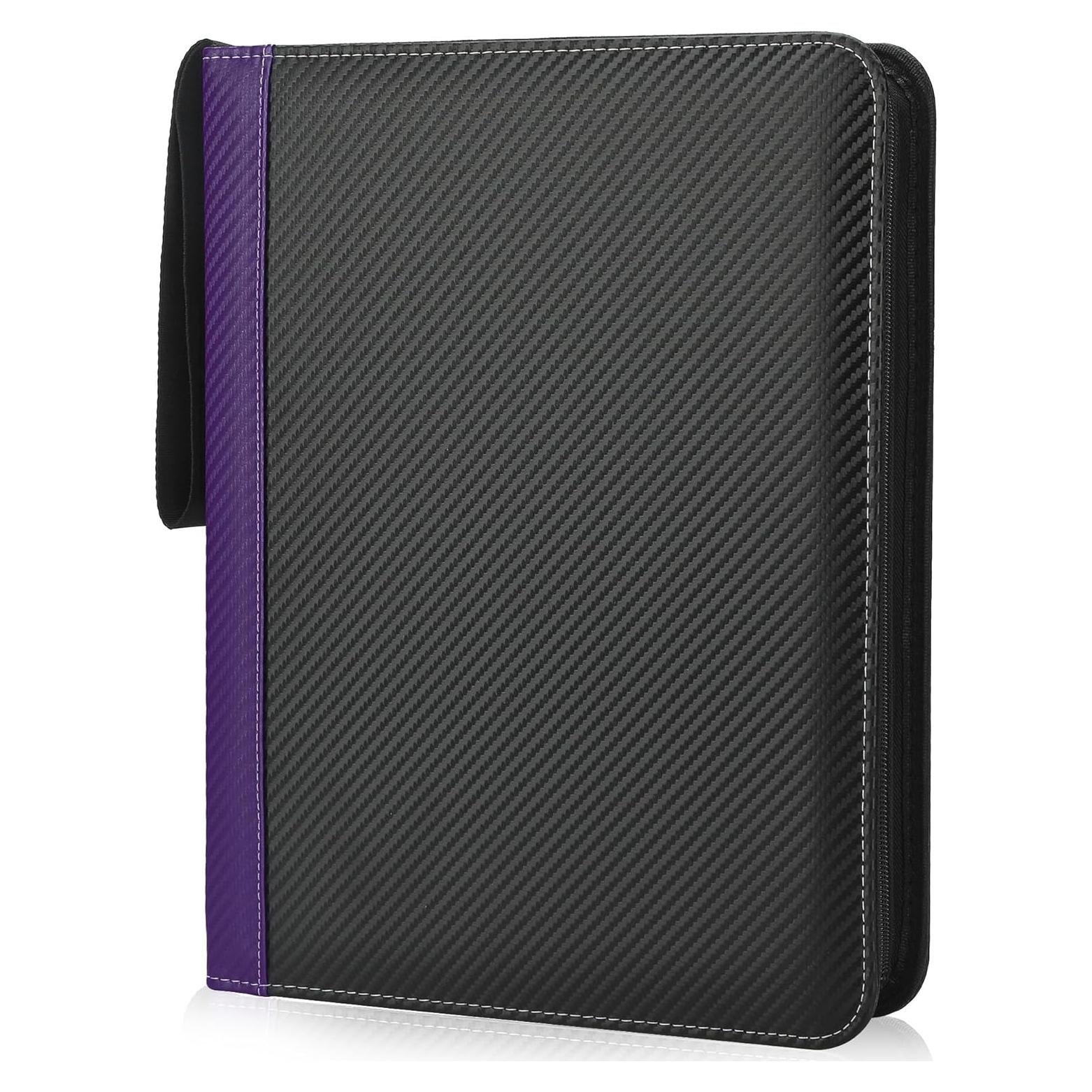 Carpeta de Tarjetas TCGUARD 900 Bolsillos Púrpura